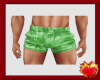 Lime Palm Swim Shorts
