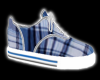 Blue Plaid Kicks