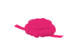 hot pink car bow
