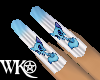 [WK] Blue Fox Nails