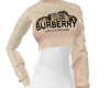 Burb3rry Cropped Sweater