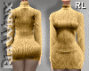 Gold Sweater Dress