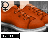 #Velcro Flats-Orange[F]#