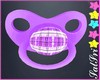 Purple Plaid Paci