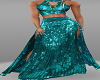 Aqua Sequin Dress