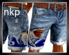 Shark-Jean Shorts