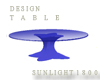 design table blue