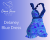 Delaney Blue Dress