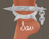 White Spike Anklet