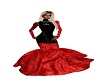 Red/Black Evening Gown