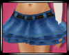 |Black Belt Jean Skirt|