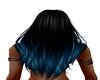 black blue tipped hair