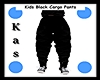 KIDS Black Cargo Pants