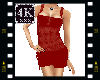 4K Lace Dress Red