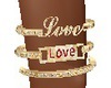 Bracelet Love Gold