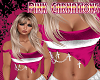 Hot Pink N White Top