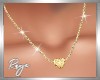 ZY: Gold Heart Necklace