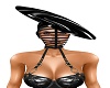 HAT MASK LEATHERBLACK