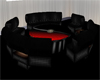 Black luxury round sofa