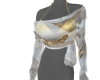*White/Gold Top + Bra