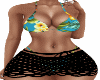 Tropical bikini + skirt1