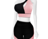 black&pink outfit