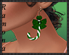 Santa Green Earrings