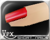 .xpx. Short Cherry Red