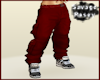 East47 Red Cargo Pants