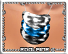 E~ Necklace Blue