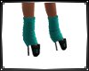 Loving Hearts Teal Boots