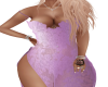long dress purpure