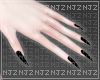 ⍨ nails black