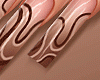 Brown Swirl Nails