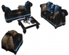 HOLIDAYS BLUE COUCH SET
