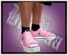Pink Chucks & Socks