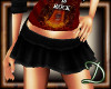 [D] Black Denim Skirt