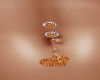 OrangeDiamond Belly Ring