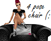 |CC|Cheetah 4P chair