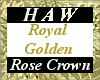 Royal Golden Rose Crown