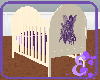 (e) purple fairy cot