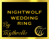 NIGHTWOLF WEDDING RING