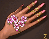 Pink Tattoo+Rings+Nails