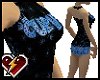 S curves blue outfit