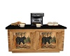 Anim Blk Bear Coffee Bar