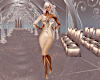 Coctail Gold Dress