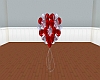 Red/White Heart Balloons