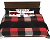 Country plaid bed