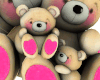 Cute Teddy Bears Family