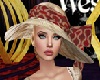baroque beige hat